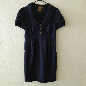 Ali Ro Short Sleeve Navy Blue Dress Size 6